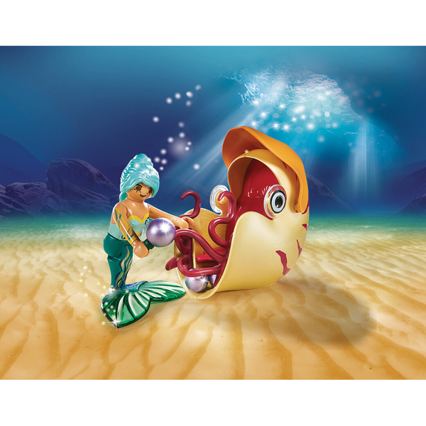 Playmobil Télécabine sirène avec escargot de mer – Tour de jeux