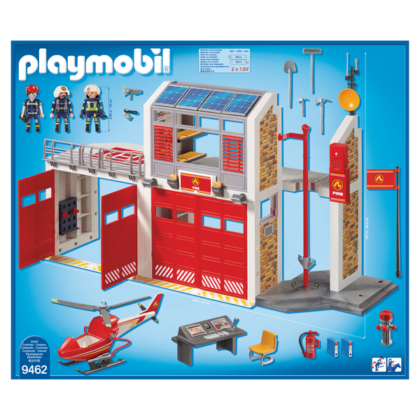 Playmobil 1.2.3 caserne des pompiers - Playmobil