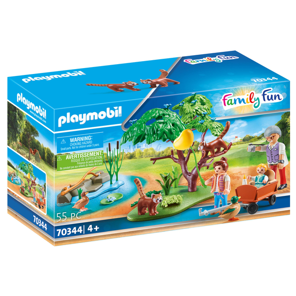 70344 - Playmobil Family Fun - Panda roux avec enfants