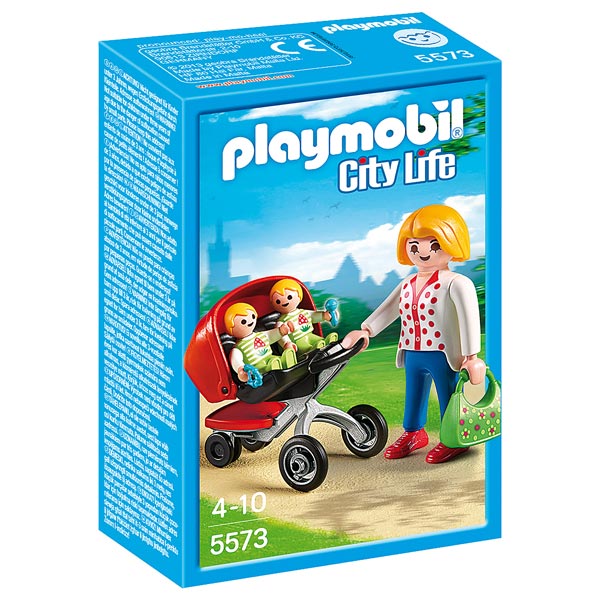 5573 - Maman avec jumeaux et landau - Playmobil City Life