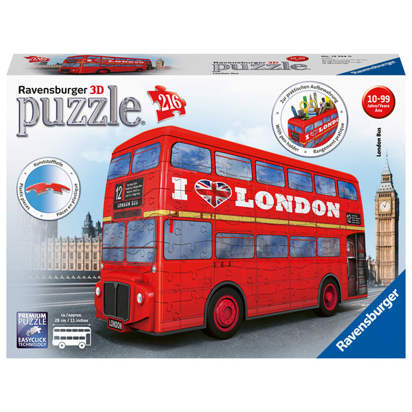 Puzzle 3D Bus londonien 216 pièces