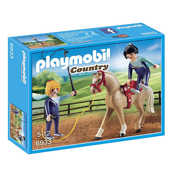 6933 - Voltigeuses et cheval Playmobil Country