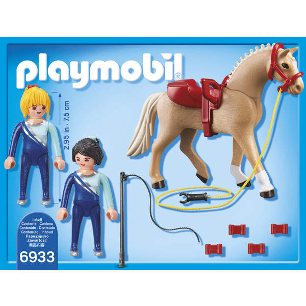 Roman blad ondergoed 6933 - Voltigeuses et cheval Playmobil Country