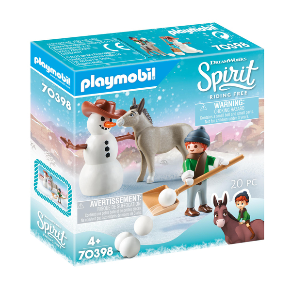 70398 - Playmobil Spirit - La Mèche et Monsieur Carotte en hiver