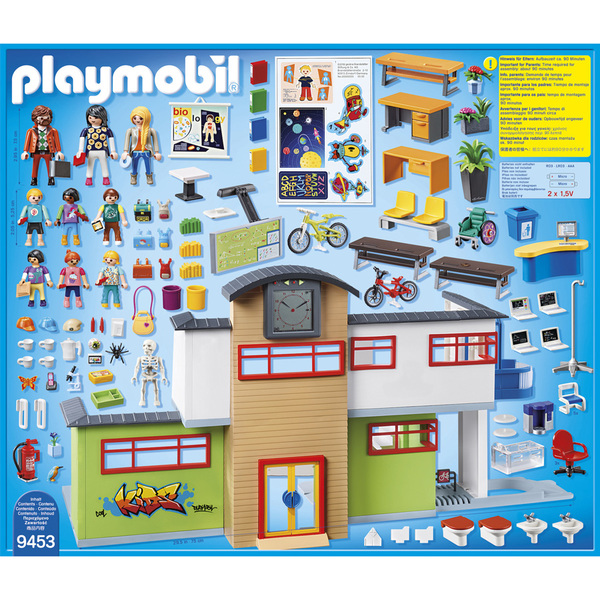 Playmobil Grande école aménagée - Playmobil