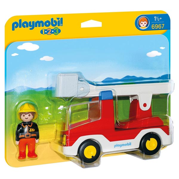 6967 - Camion de Pompiers avec échelle - Playmobil 1.2.3