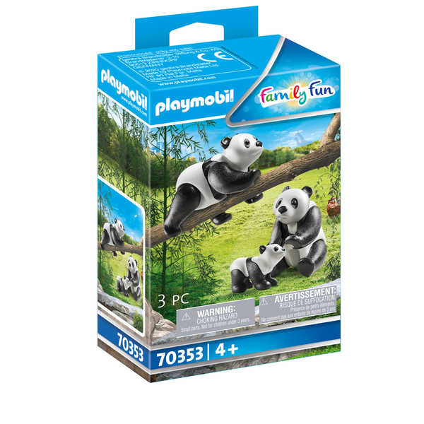 70353 - Playmobil Family Fun - Couple de pandas avec bébé