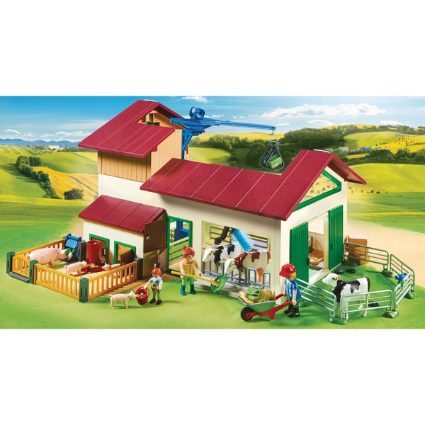 70132 - Playmobil Country - Grande ferme avec silo et animaux