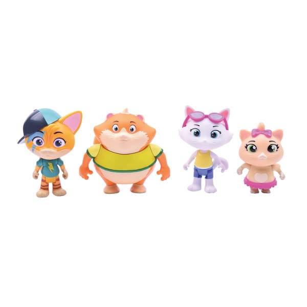 4 figurines 44 Chats