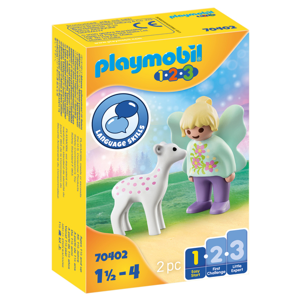70402 - Playmobil 1.2.3 - Fée avec faon