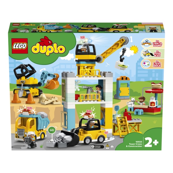 10933 - LEGO® Duplo - La grue et les engins de construction