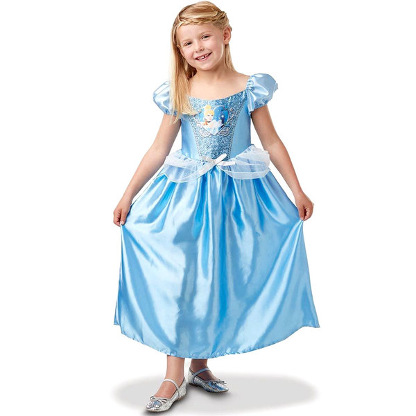 Déguisement Cendrillon robe sequins 5/6 ans - Disney Princesses