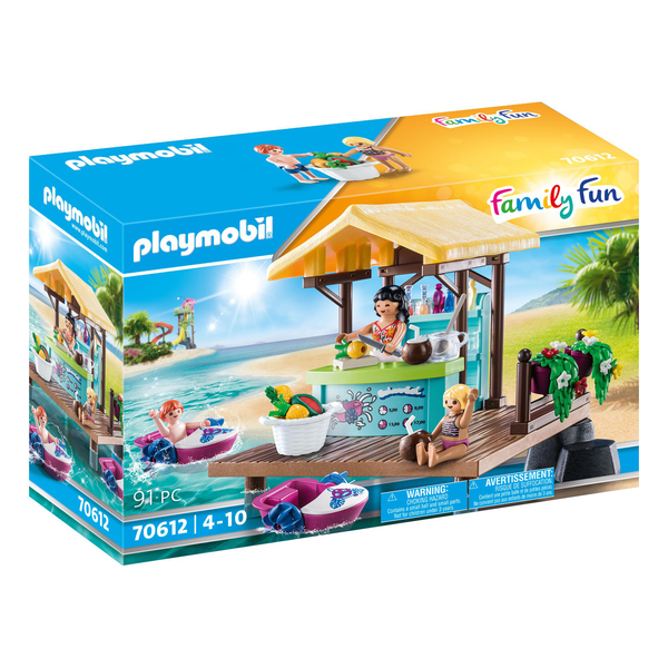 70612 - Playmobil Family Fun - Bar flottant et vacanciers