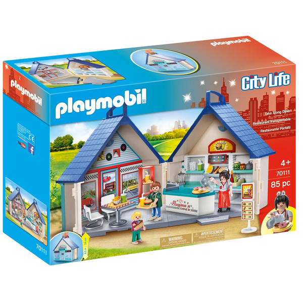 70111 - Playmobil City Life - Restaurant Transportable