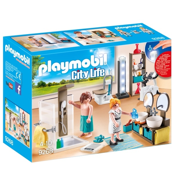 9268 - Playmobil City Life - Salle de bain avec douche Playmobil