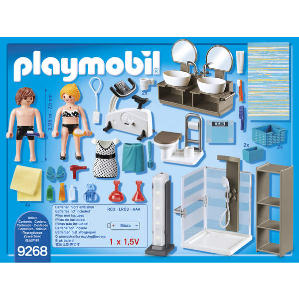 Playmobil Grand Bathroom, Playsets -  Canada  Playmobil salle de bain,  Playmobil, Playmobil dollhouse