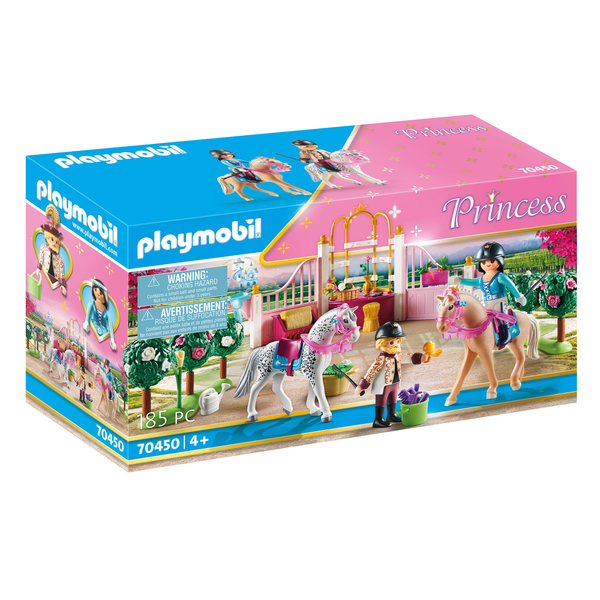 70450 - Playmobil Princess - Princesse avec chevaux et instructeur