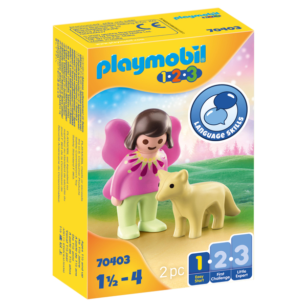 70403 - Playmobil 1.2.3 - Fée avec renard