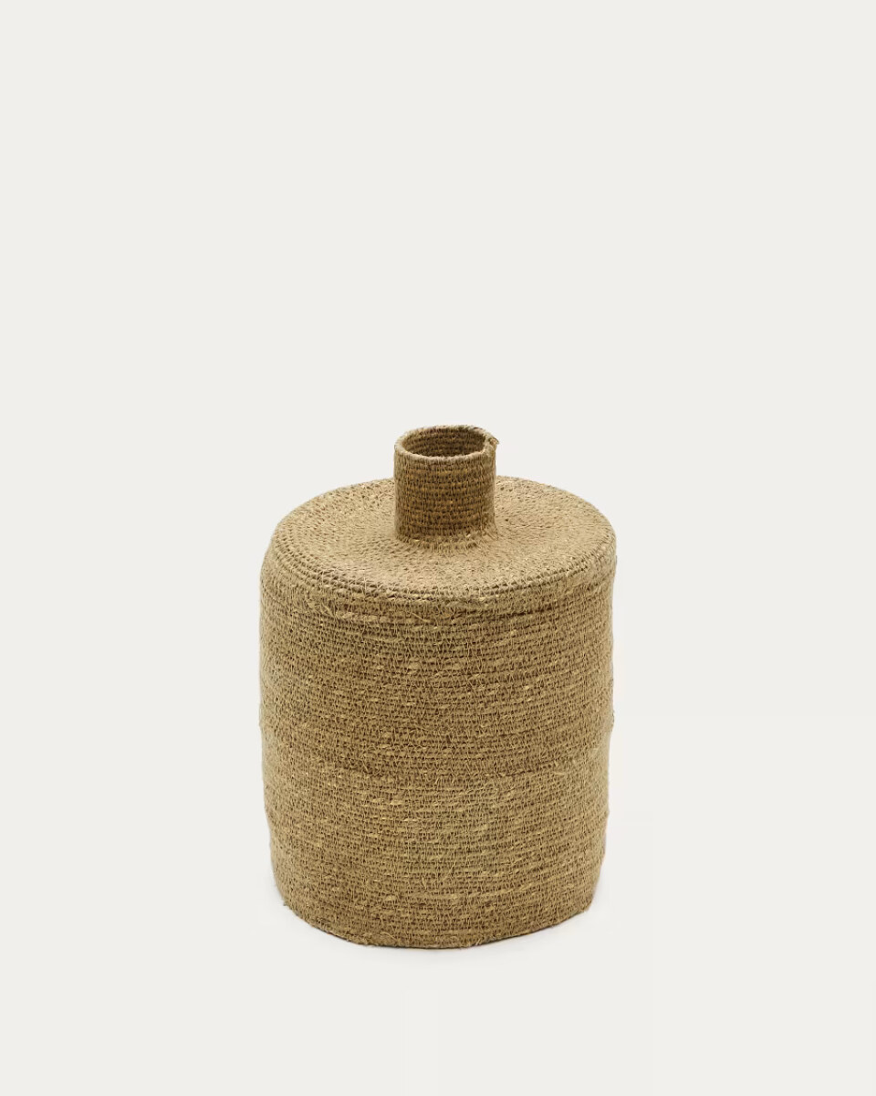Salinas vase made of natural fibres with a natural finish 30 cm