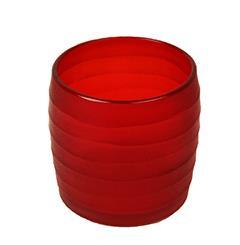 T2-G33-RE TEALIGHT WAVESGLASS