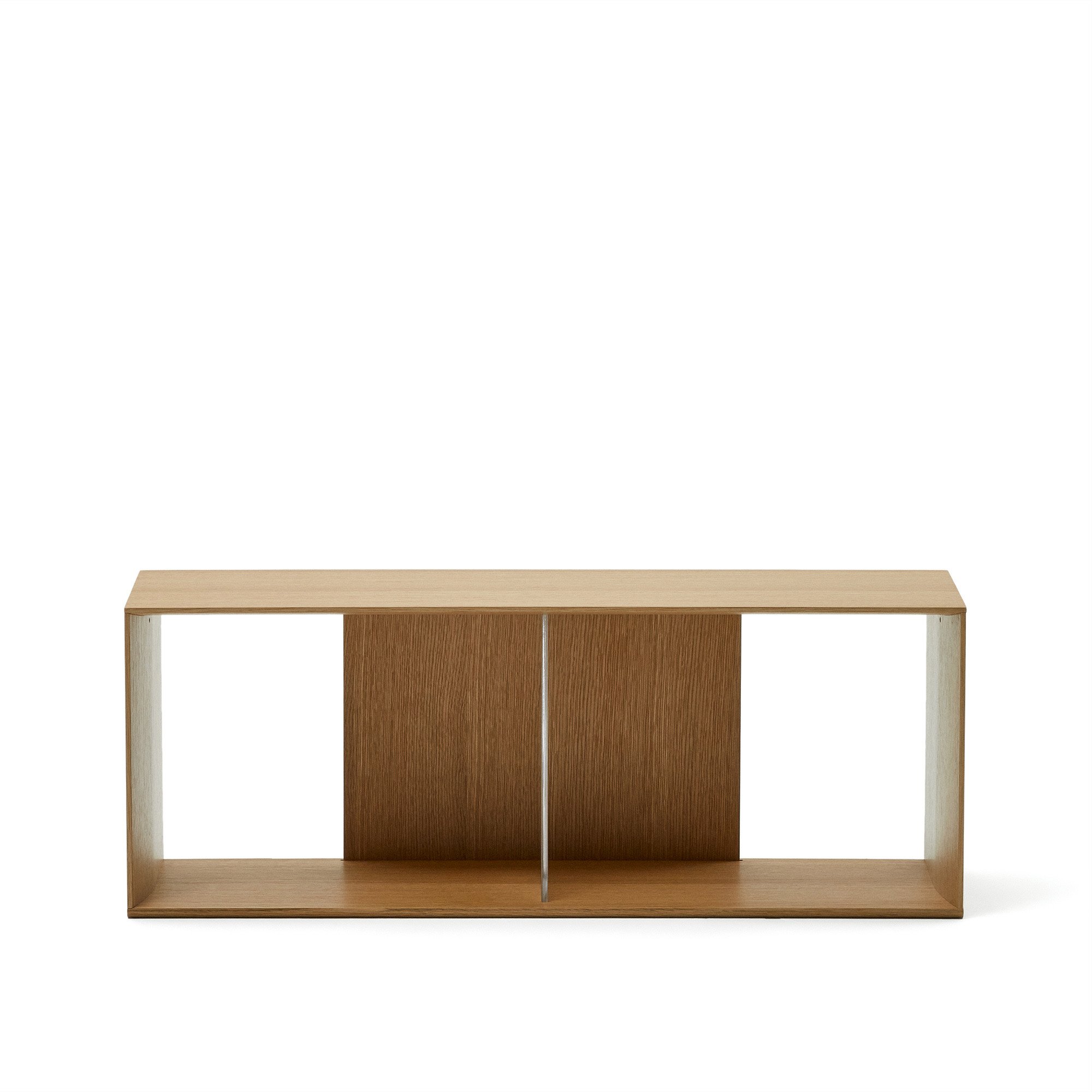 Litto large shelf module in oak veneer. 101 x 38 cm
