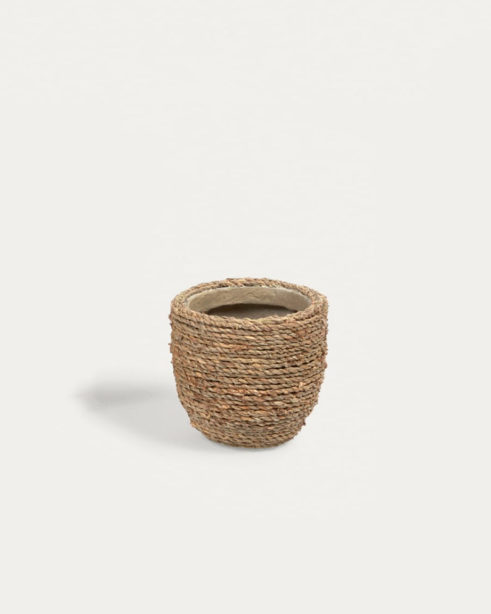 Tamim cement pots with natural finish Ø 17 cm