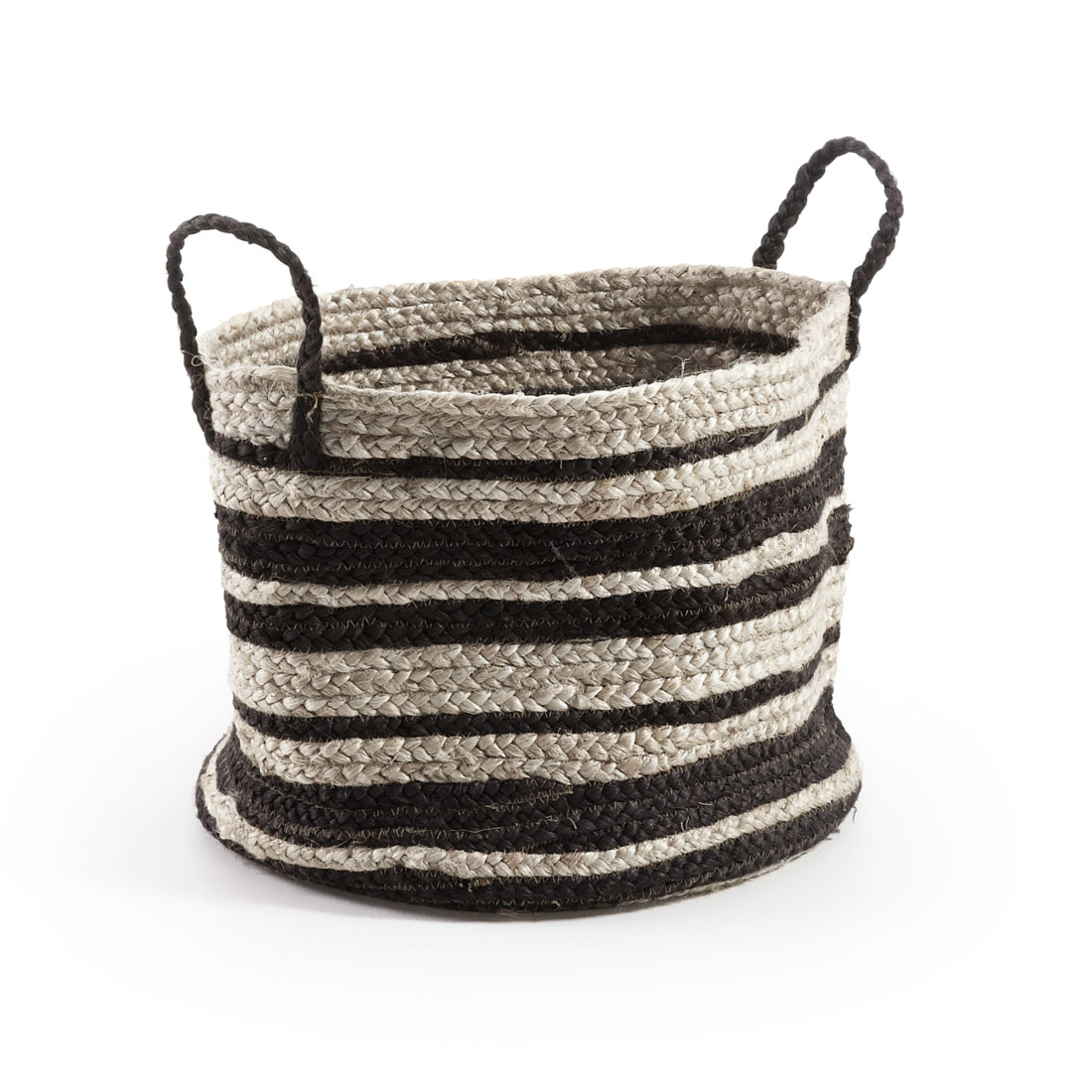 Saht basket natural and black