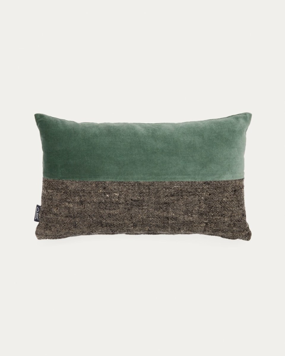 Mikayla linen and cotton printed cushion cover 30 x 50 cm