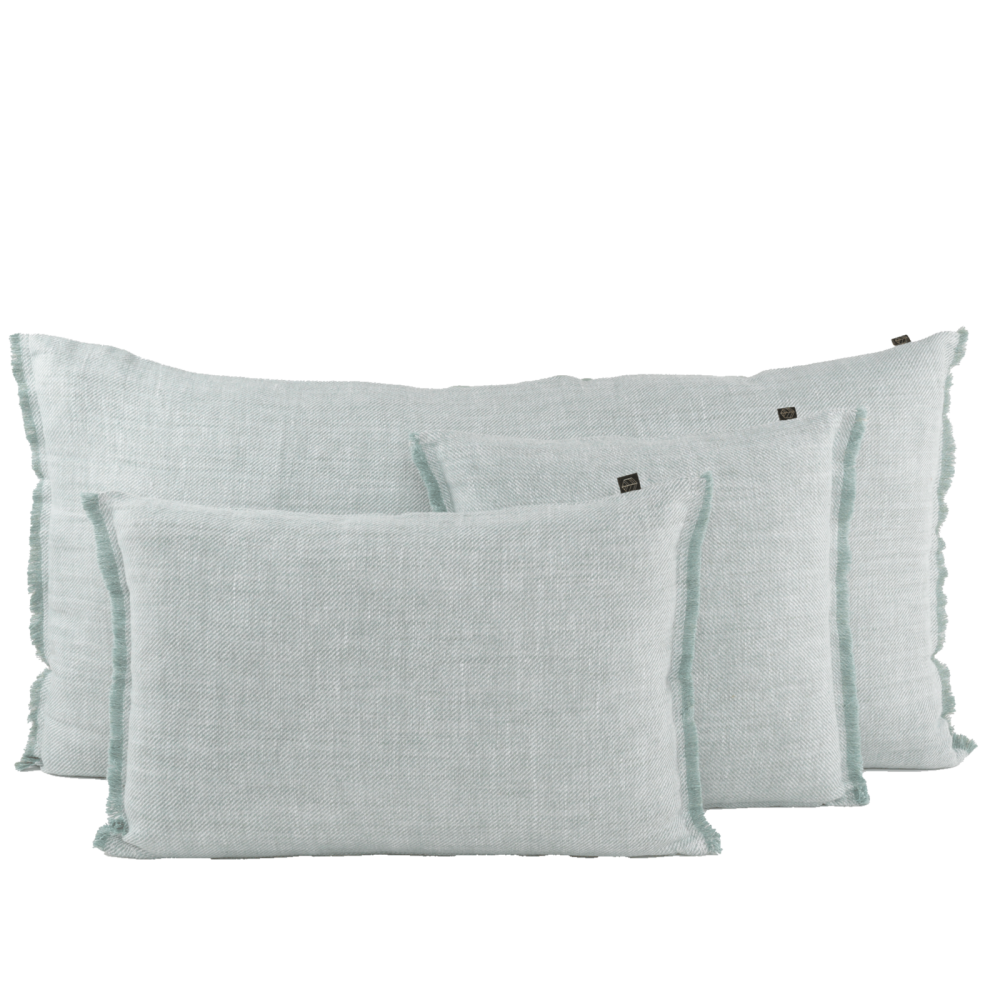 HOUSSE DE COUSSIN CUBA LIN CELADON 45X45