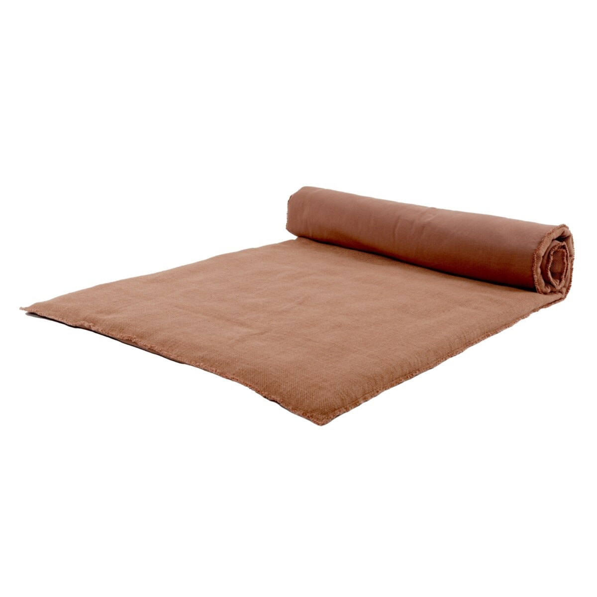 CALIFORNIA QUILT COVER MOCHA LINEN VISCOSE 33X79 INCHES 85X200 CM