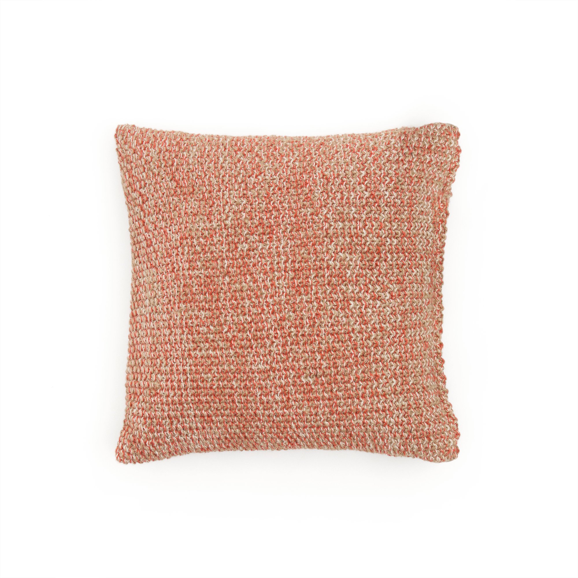 Tivra beige cotton and jute cushion cover 45 x 45cm