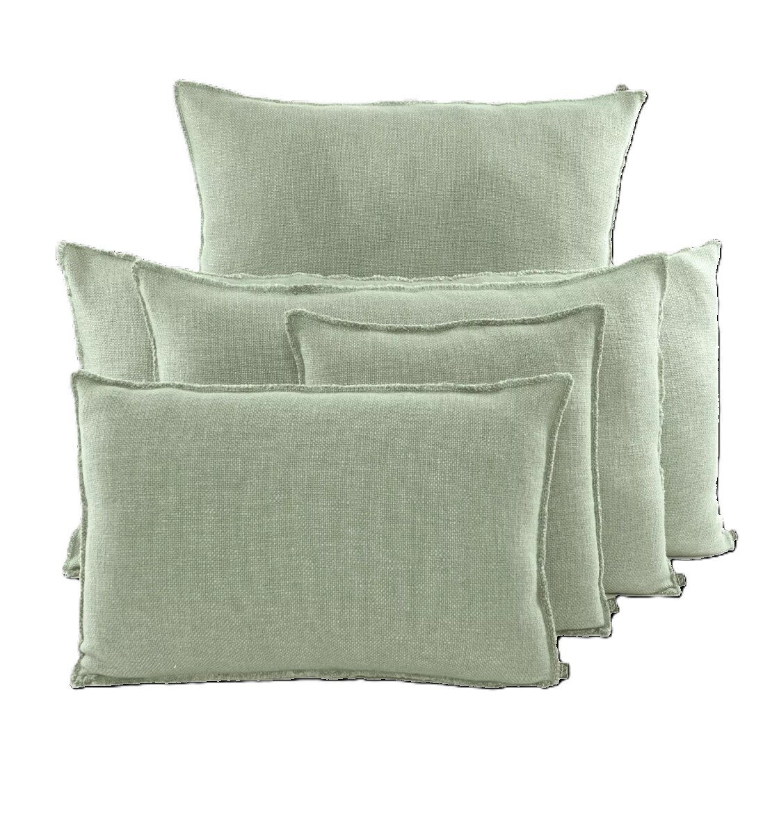 CALIFORNIA CUSHION AMANDE LINEN VISCOSE 16X24 INCHES 40X60 CM