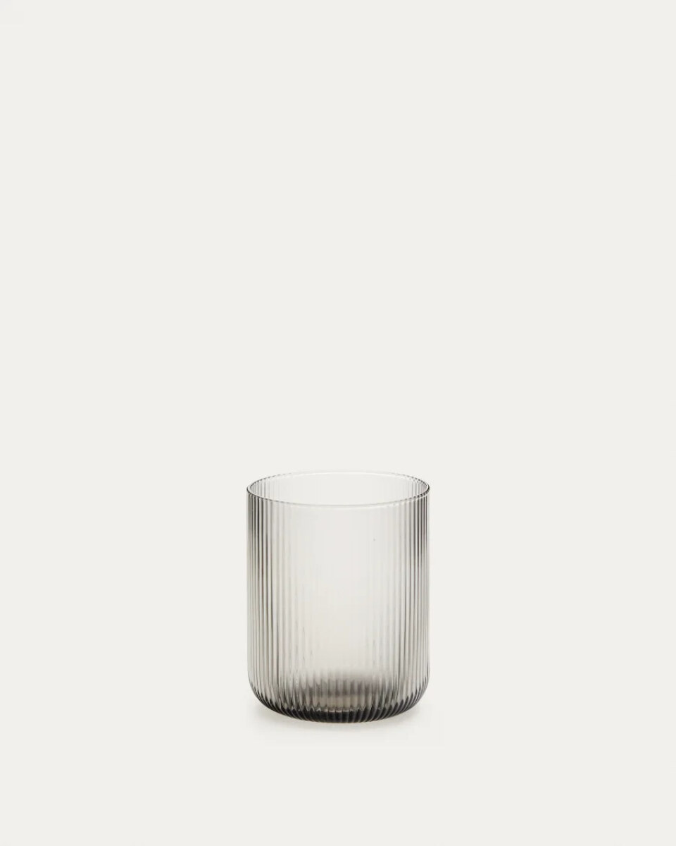 THIBA Thiba grey glass cup.
