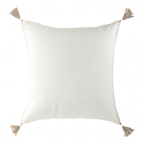 MATTEO cushion cover white cotton velvet 50x50