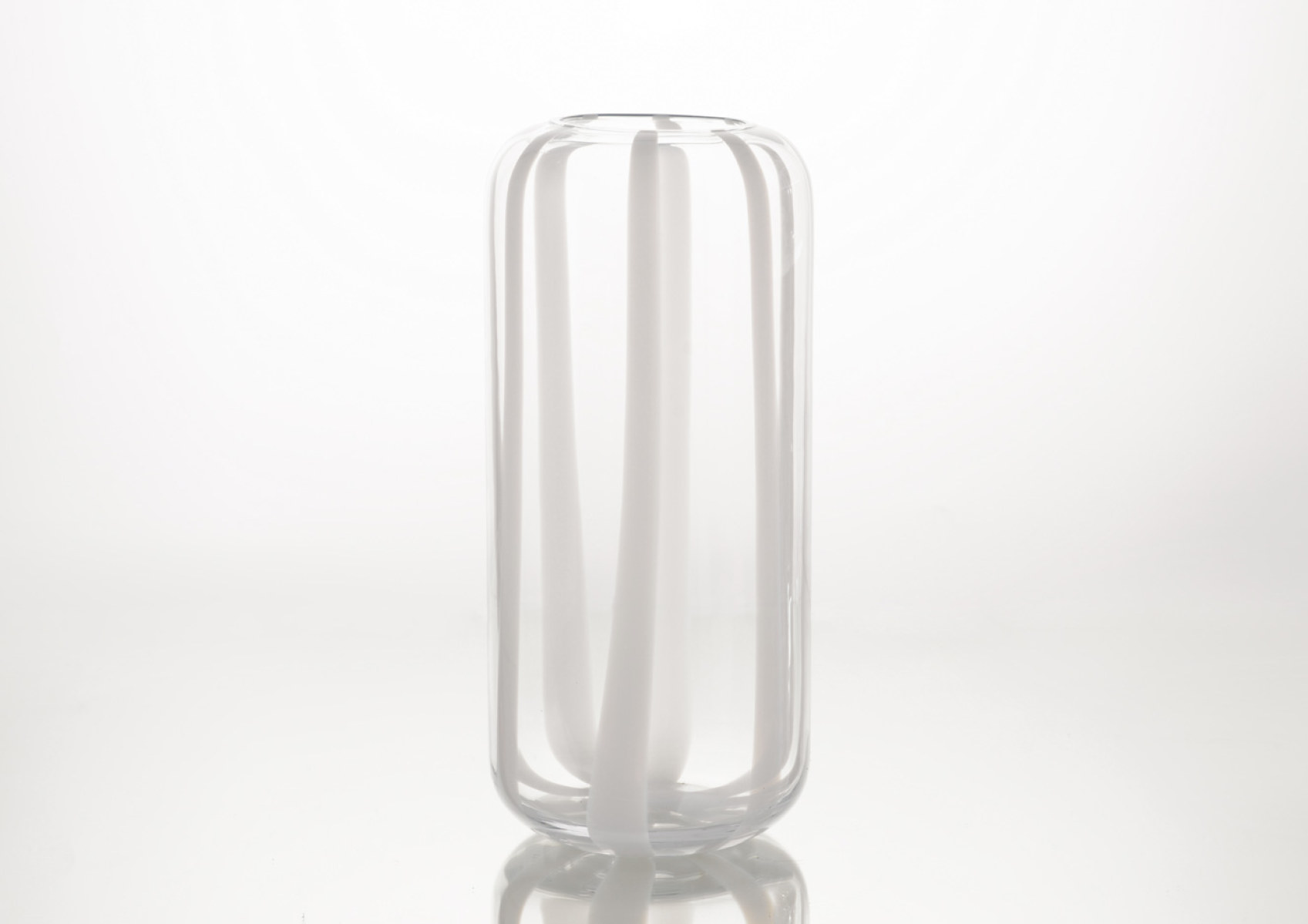 VASE DROIT FLAMME H40 TR\BC