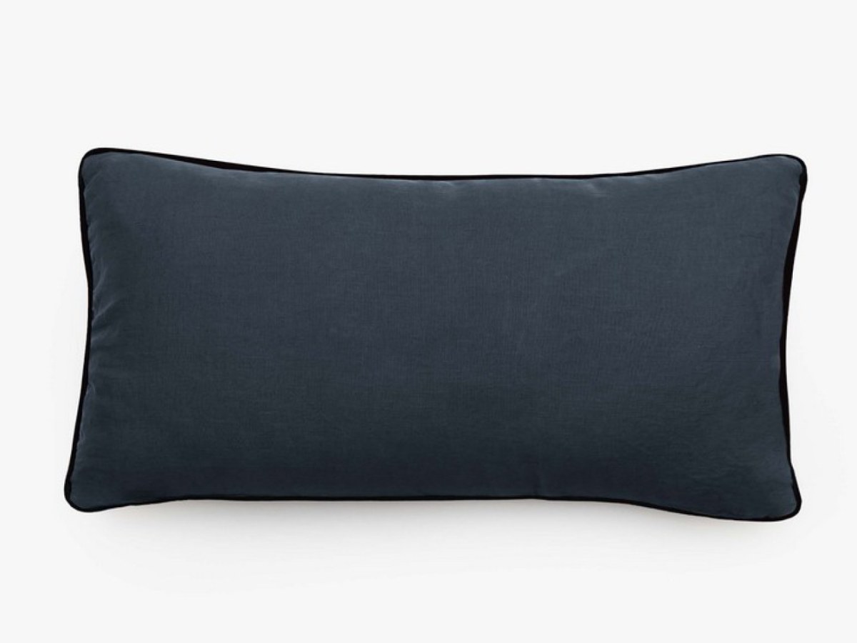 Housse de coussin 55x110 cm Prelude Granit
