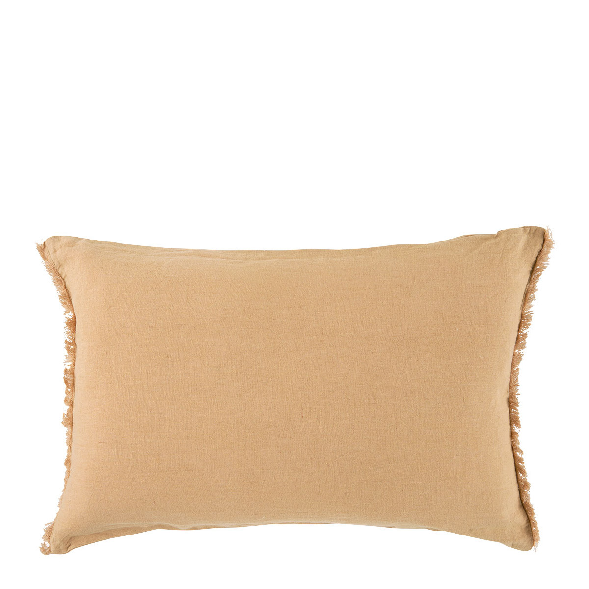 CHLOE washed linen cushion cover apricot 60x40