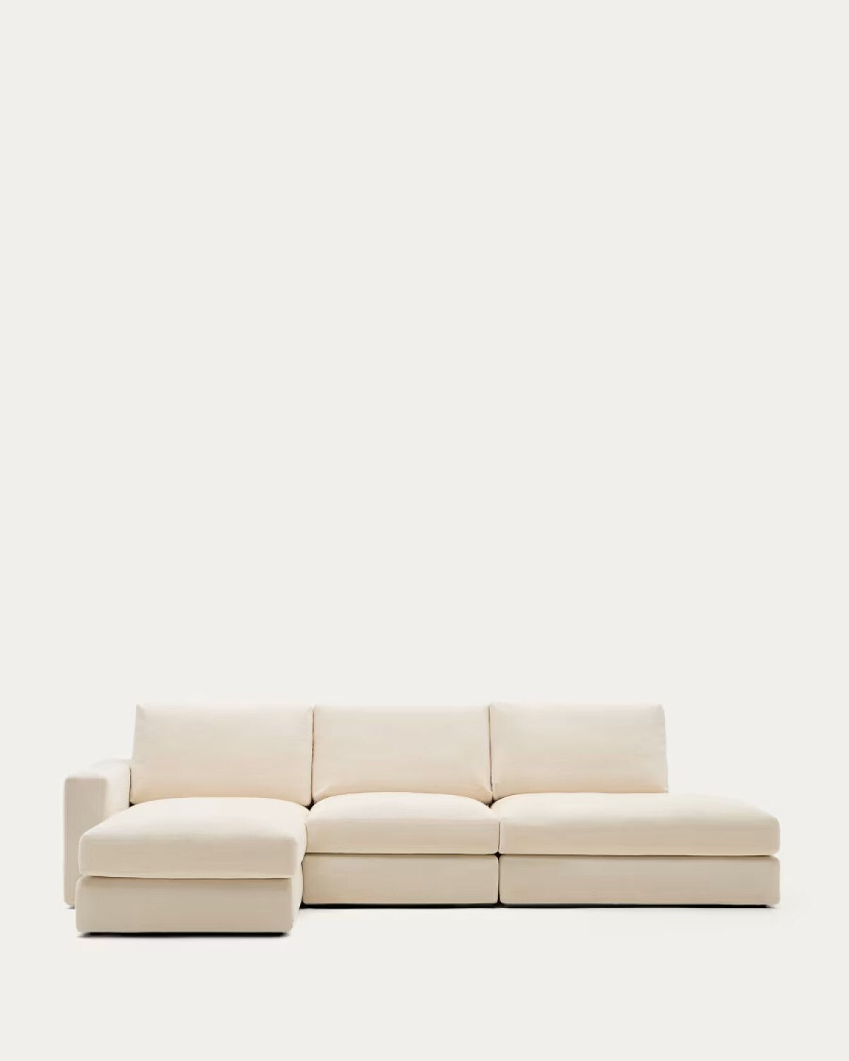 Alea 5-seater modular sofa with left side rail 340cm