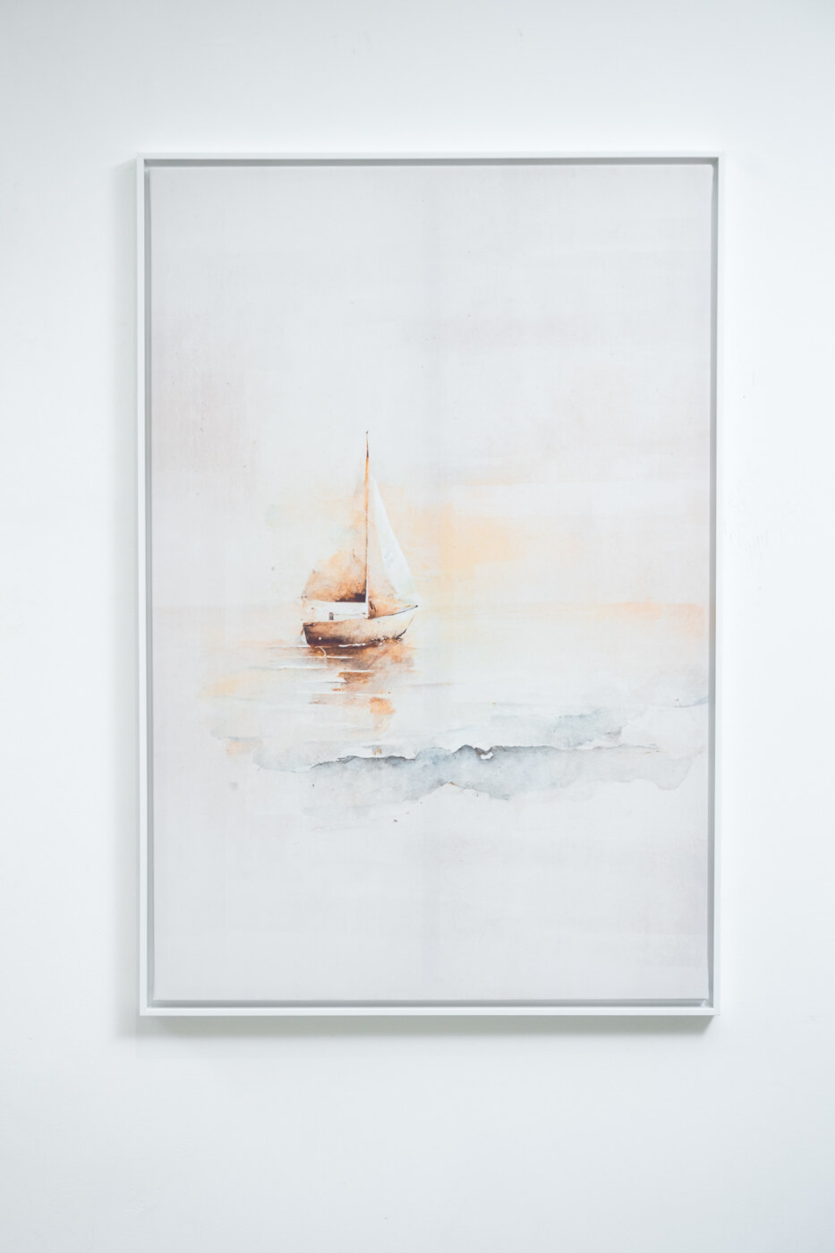 78124 Toiles classiques imprimÃ©es avec encadrement BLANC 80X120