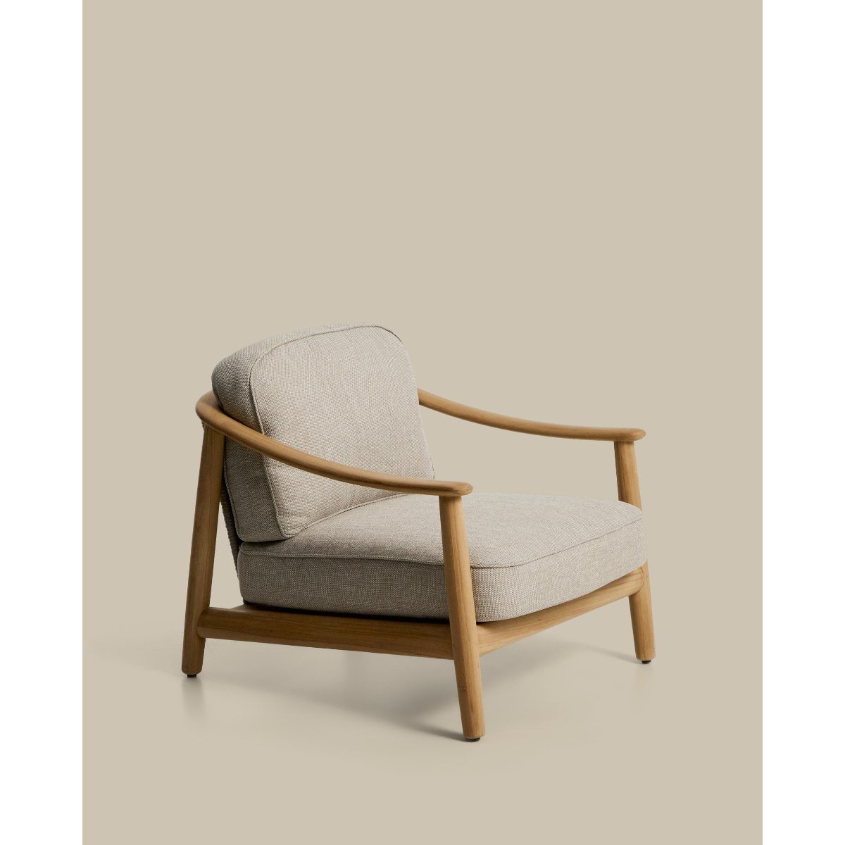 Elunda outdoor armchair in solid teak wood FSC 100%