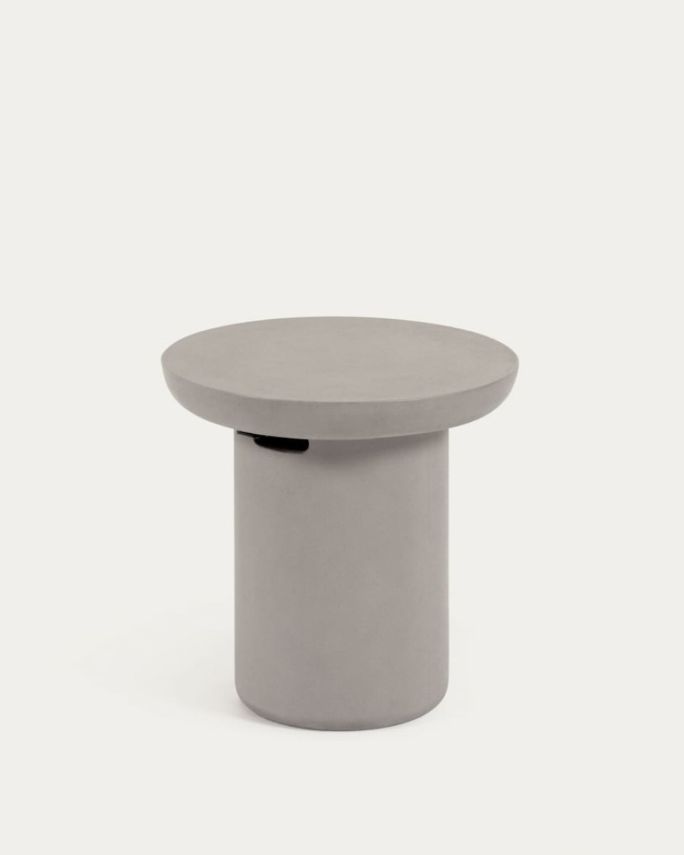Taimi concrete round outdoor side table  50 cm