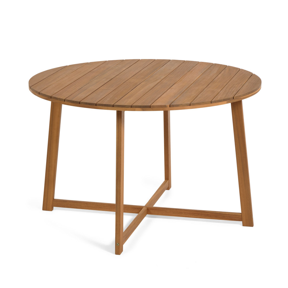 Dafne round garden table in solid acacia- Ø 120 cm FSC 100%
