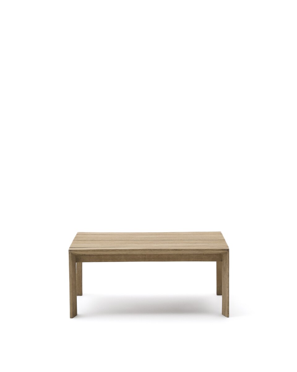 Ambra coffee table in solid acacia wood with light finish 82.5 x 82.5cm FSC 100%