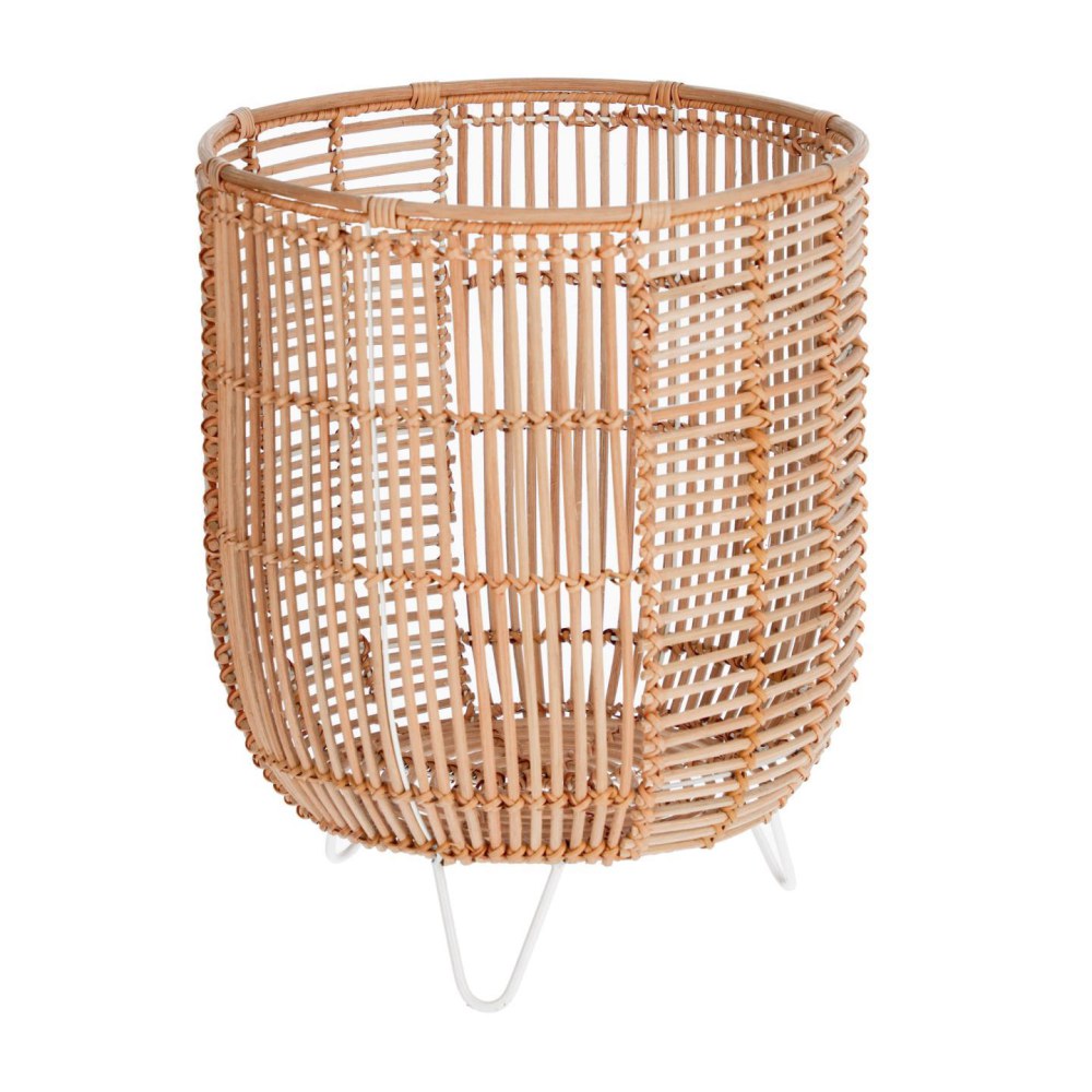 Cecira planter made from natural fibres- 35 cm