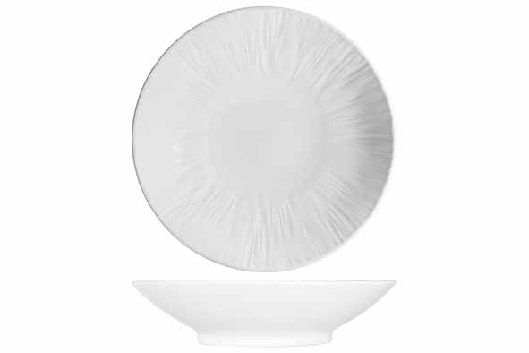 PURE WHITE SOUP PLATE D225XH55CM