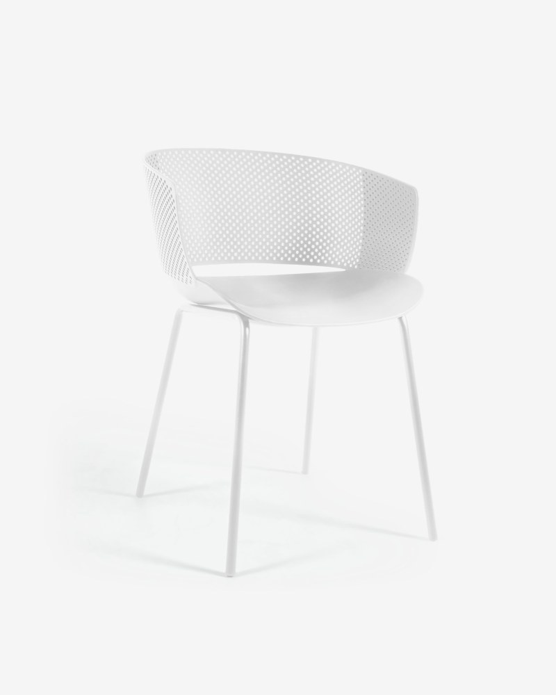 Yeray white garden chair