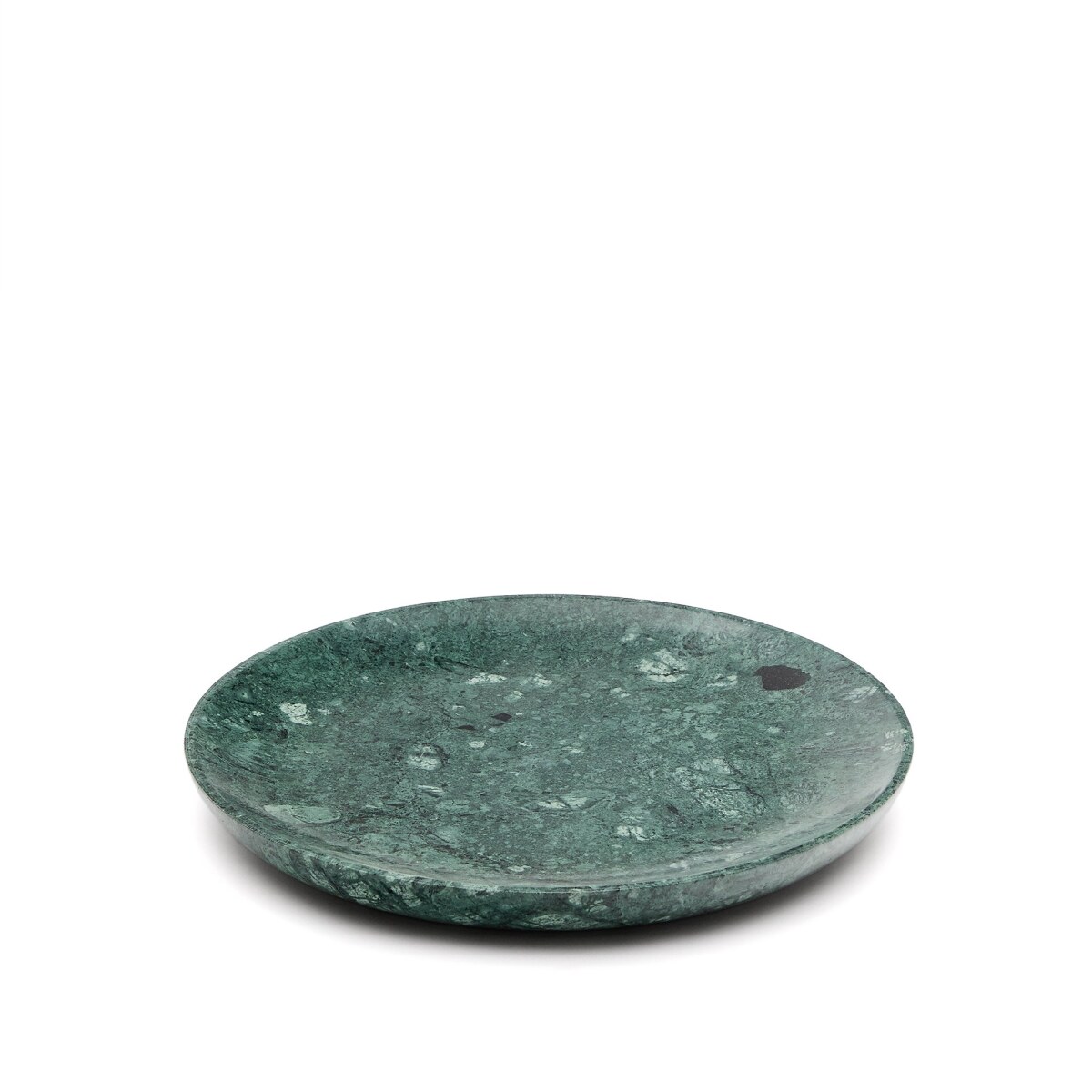 Ecin large green marble serving plate