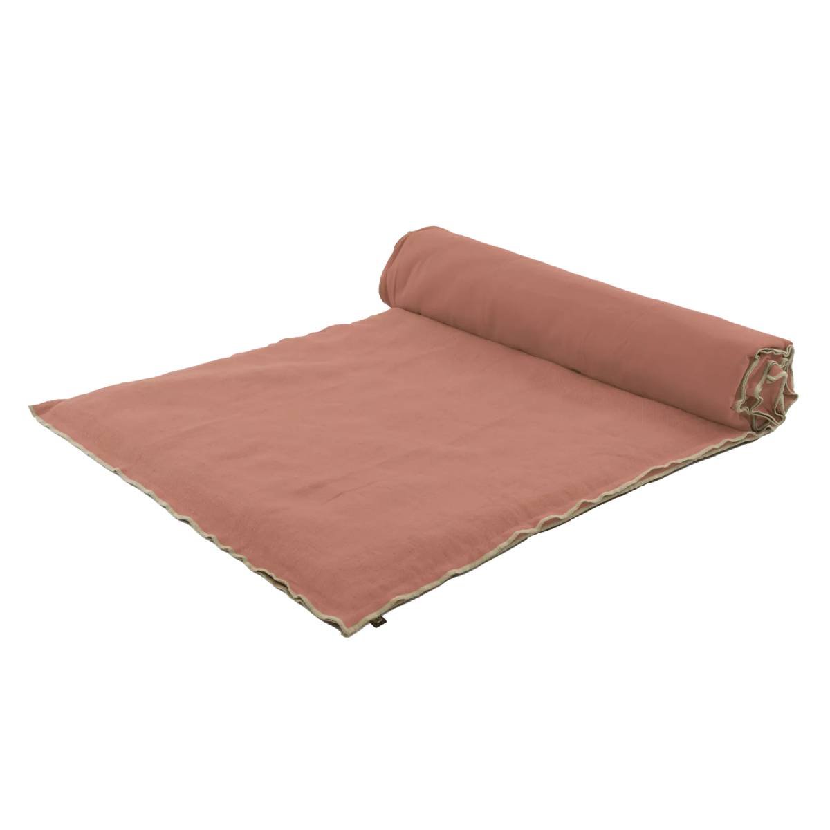 SEONI QUILT COVER MOCACCINO LINEN 33X98 INCHES 85X250 CM