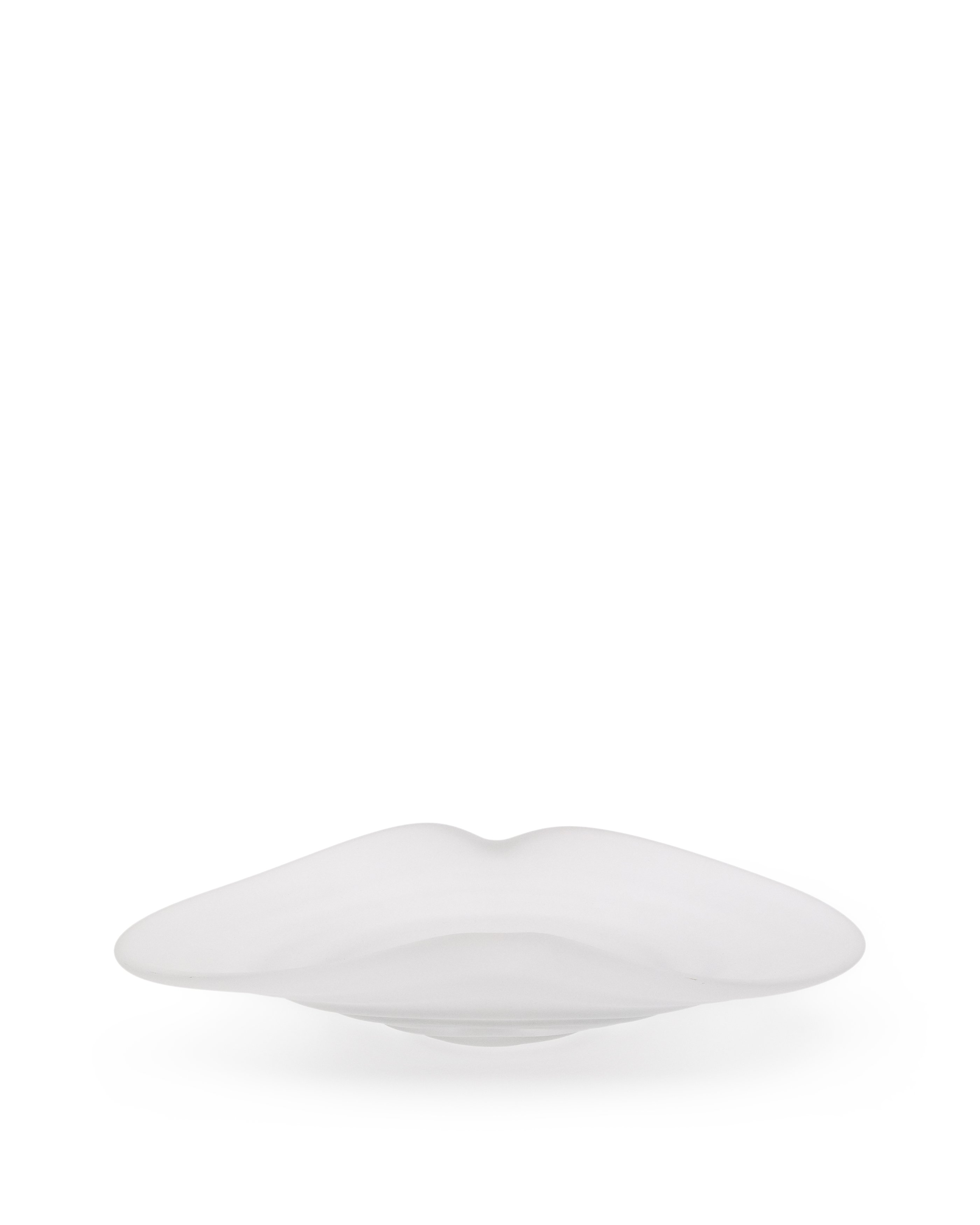 Ondaro frosted glass centrepiece 11cm