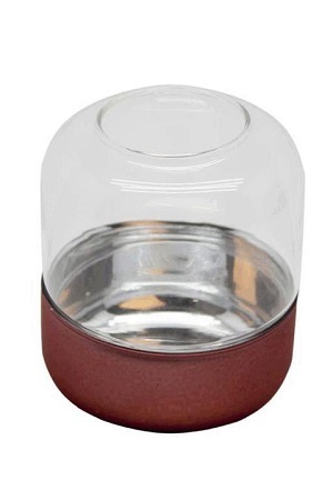 T2-G60-CO tealight glass colored base M